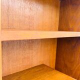 Two vintage asymmetrical storage units