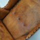 Old Patinated Dutch Cognac Colored Leather Club Chair, Set of 2