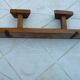 wall coat rack 2 hooks 1950s