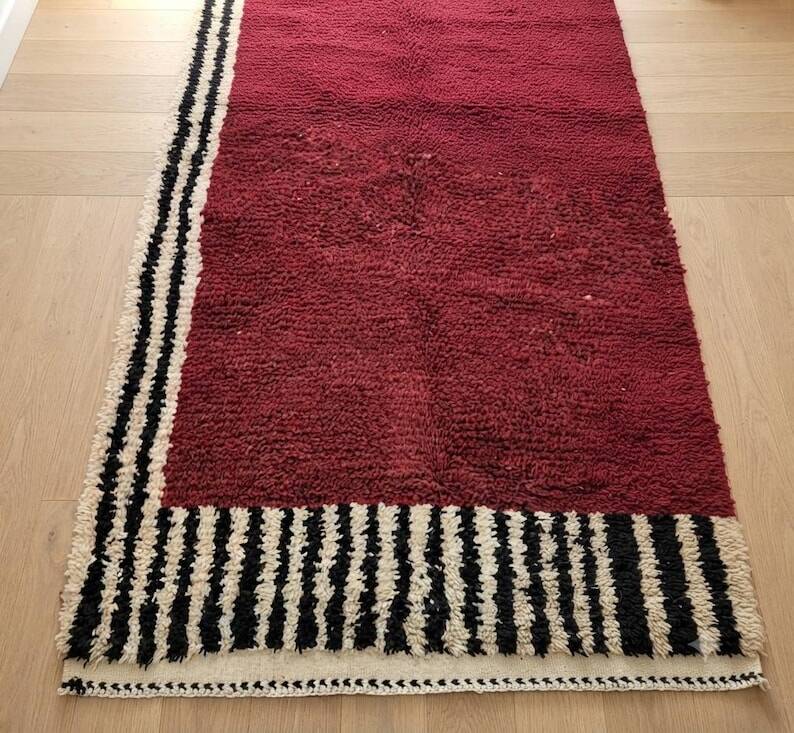 Tapis en laine pure sur mesure artisanale traditionnelle