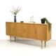 Buffet en chêne clair du milieu du siècle de WK Möbel, années 1970
