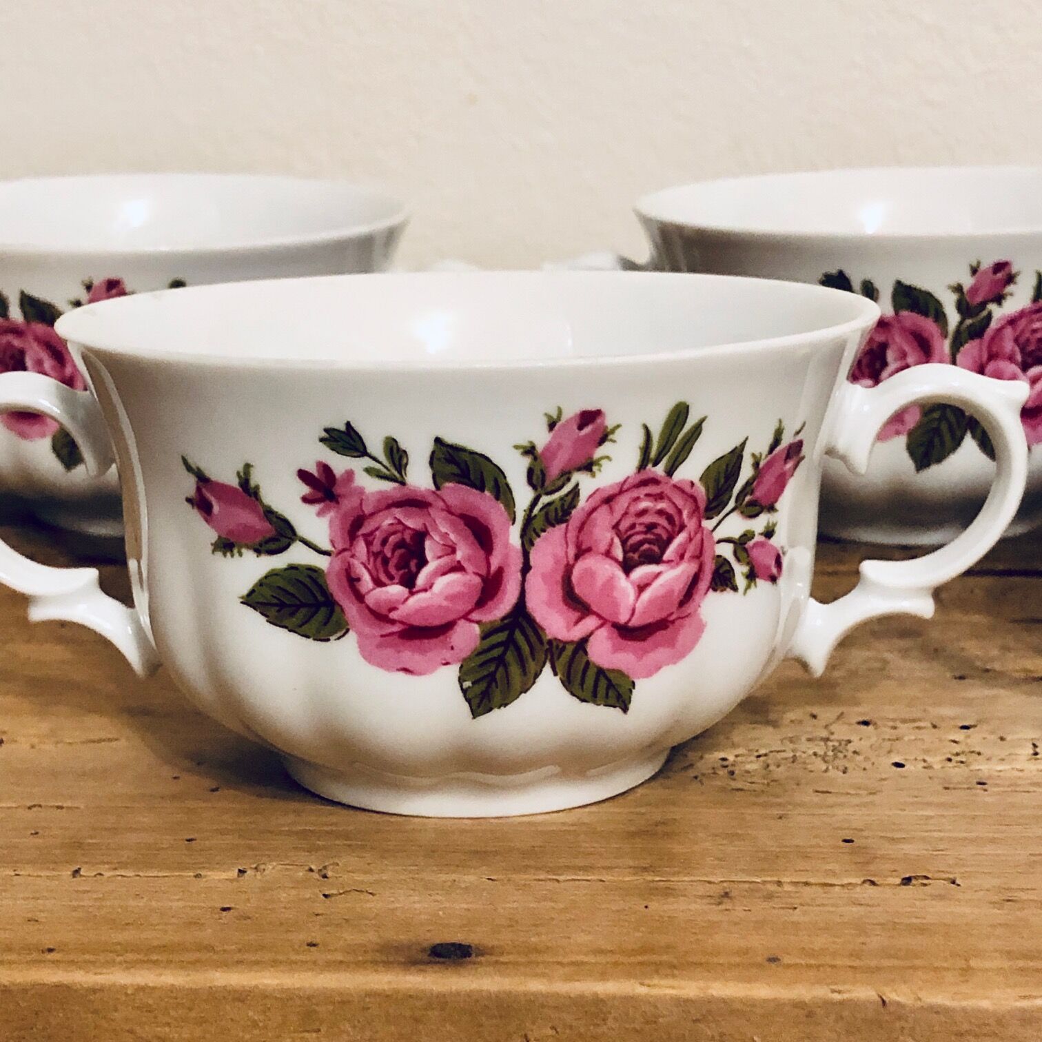 5 porcelain cups bavaria wunsiedel