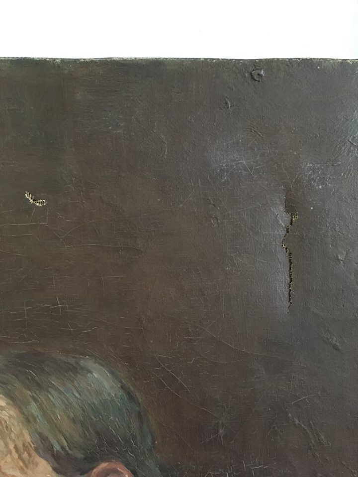 Portrait à l'huile 1912 "mamie nova"