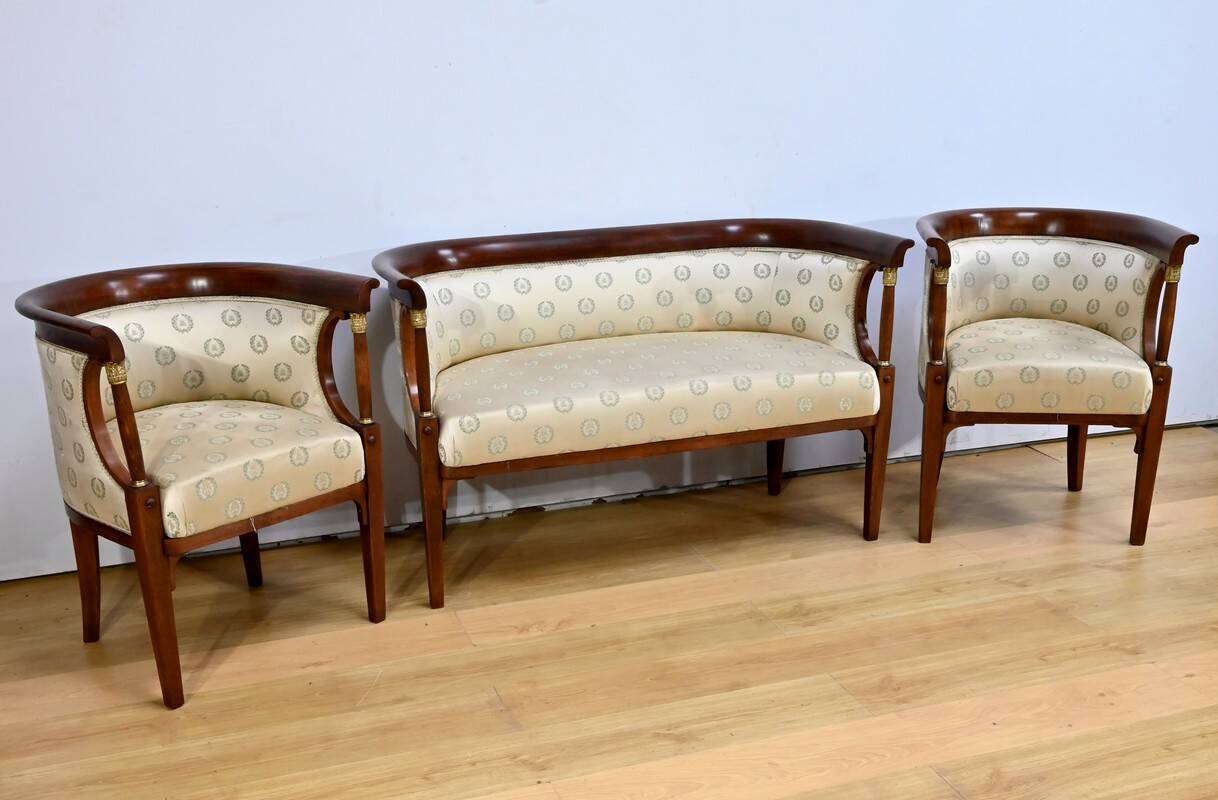 J&J Kohn Stained Beech Living Room, Empire style – Early 20th century