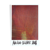 Affiche officielle Roland Garros 2008 par Arnulf Rainer