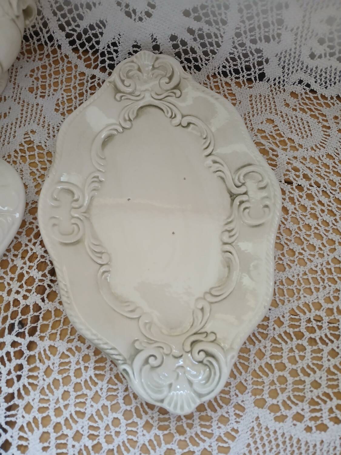 Antique porcelain soup tureen from Naples