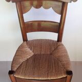 Ancient walnut mulch chair
