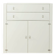 Interlübke vintage cabinet with metal hinges and minimalist handles