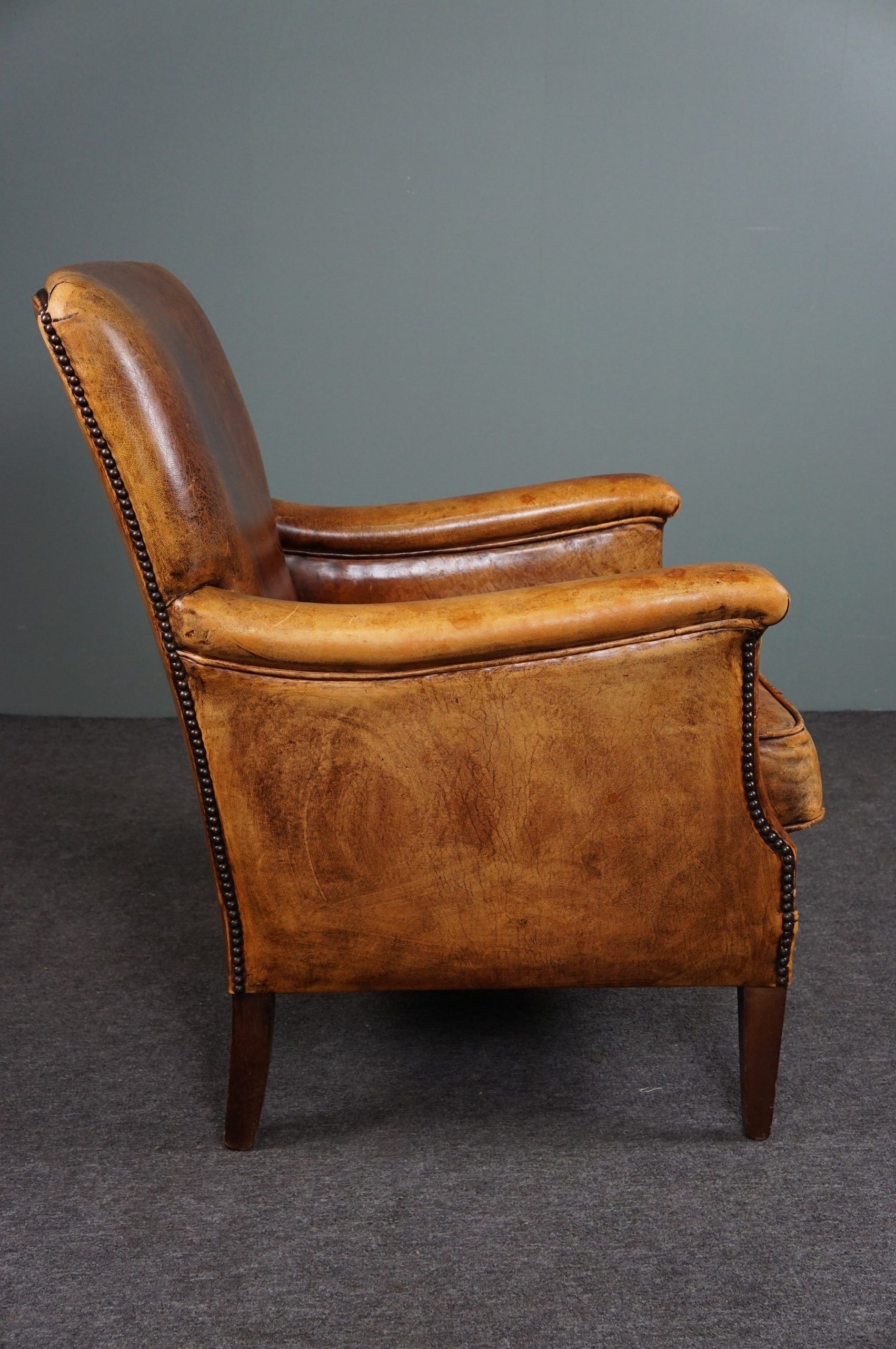 Sheepskin armchair