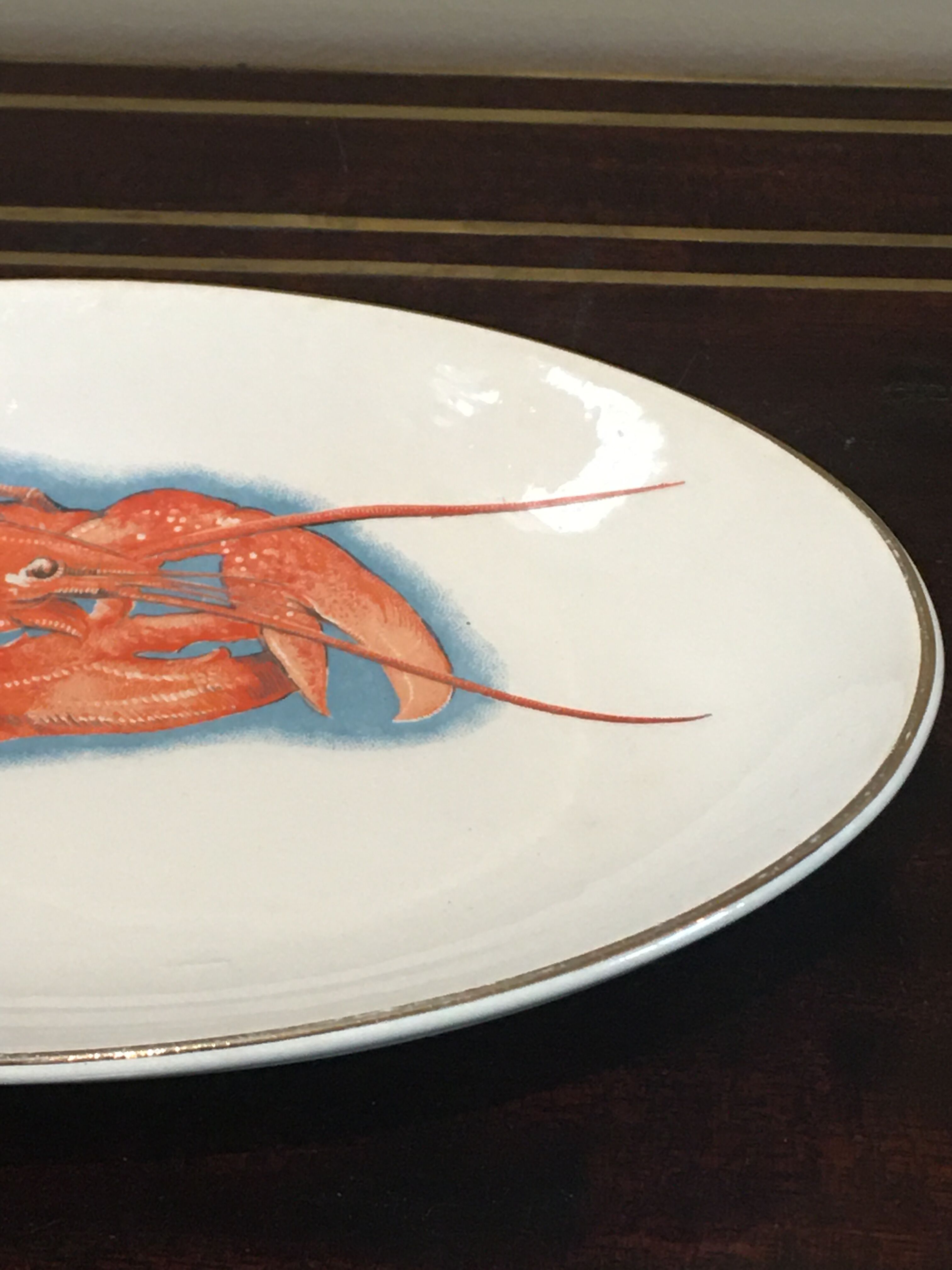 Lobster Cup Sarreguemines Digoin