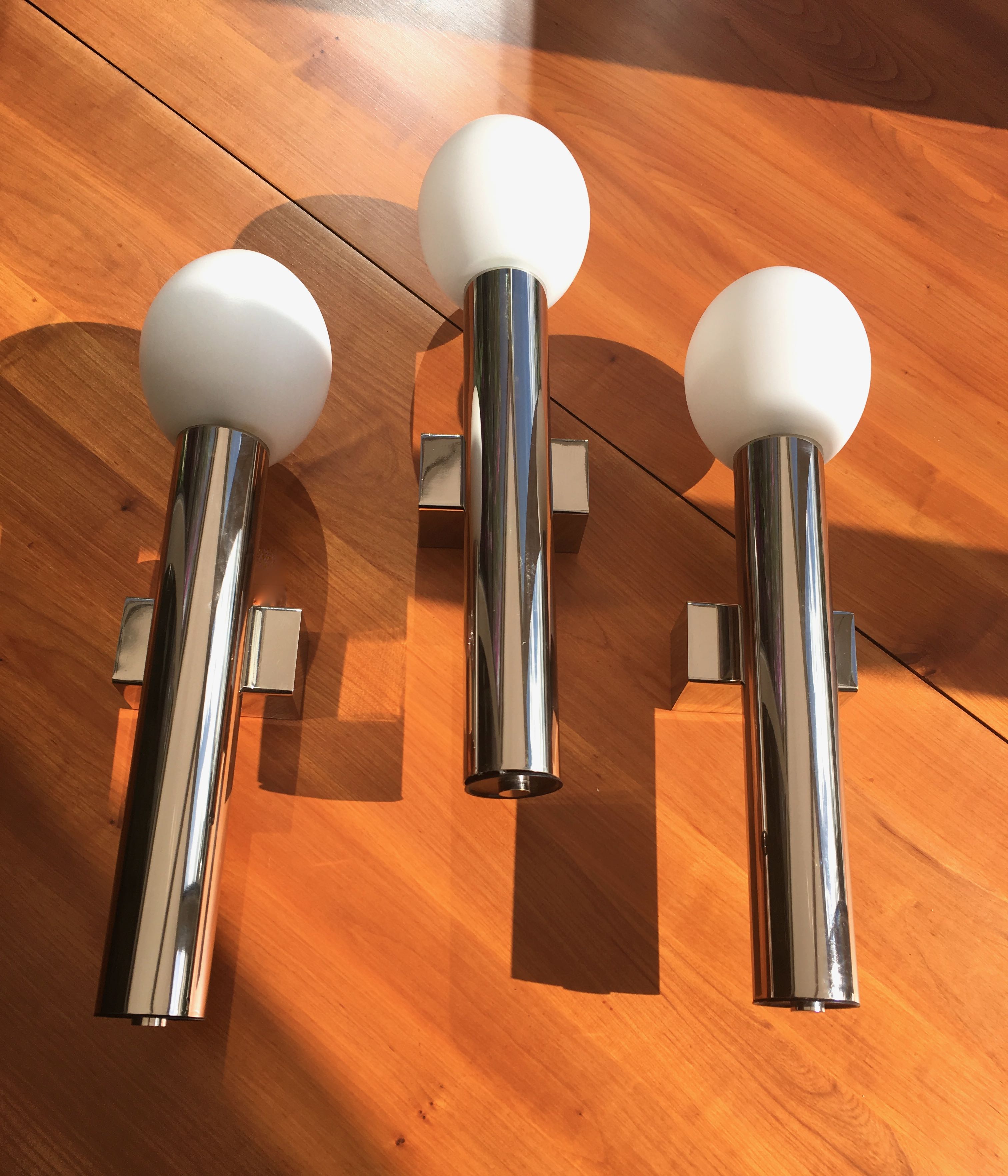 Trio of sconces Sciolari 1970