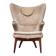 Vintage armchair, Denmark, 1960s.