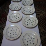 8 dishes hollow claudius / badonviller