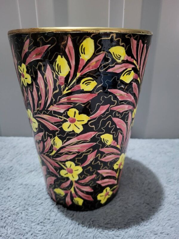 Vase en céramique signé Cérart Monaco en très bon état