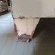 antique metal cabinet two doors