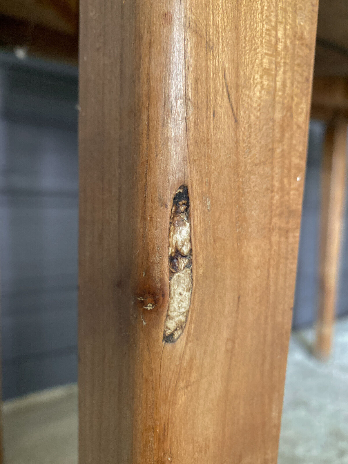 Oak farmhouse table Late nineteenth original patina