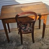 Antique desk and chair