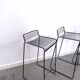 Set 4 x Zwarte HAY barkruk, Hee Welling