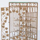 Gold metal wine rack or cocktail bar, 1950s, italy
