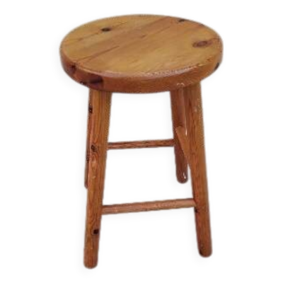Tabouret bas vintage pin