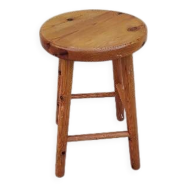 Tabouret bas vintage pin