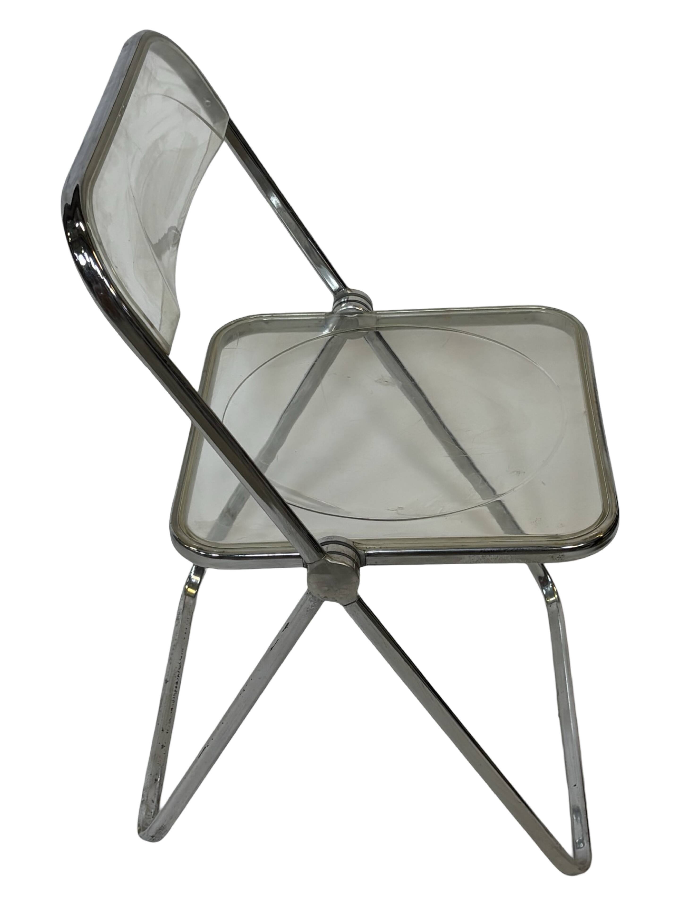 Chaise Plia vintage de Giancarlo Piretti pour Castelli Design