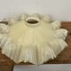 Vintage pleated glass lace lampshade ceiling light