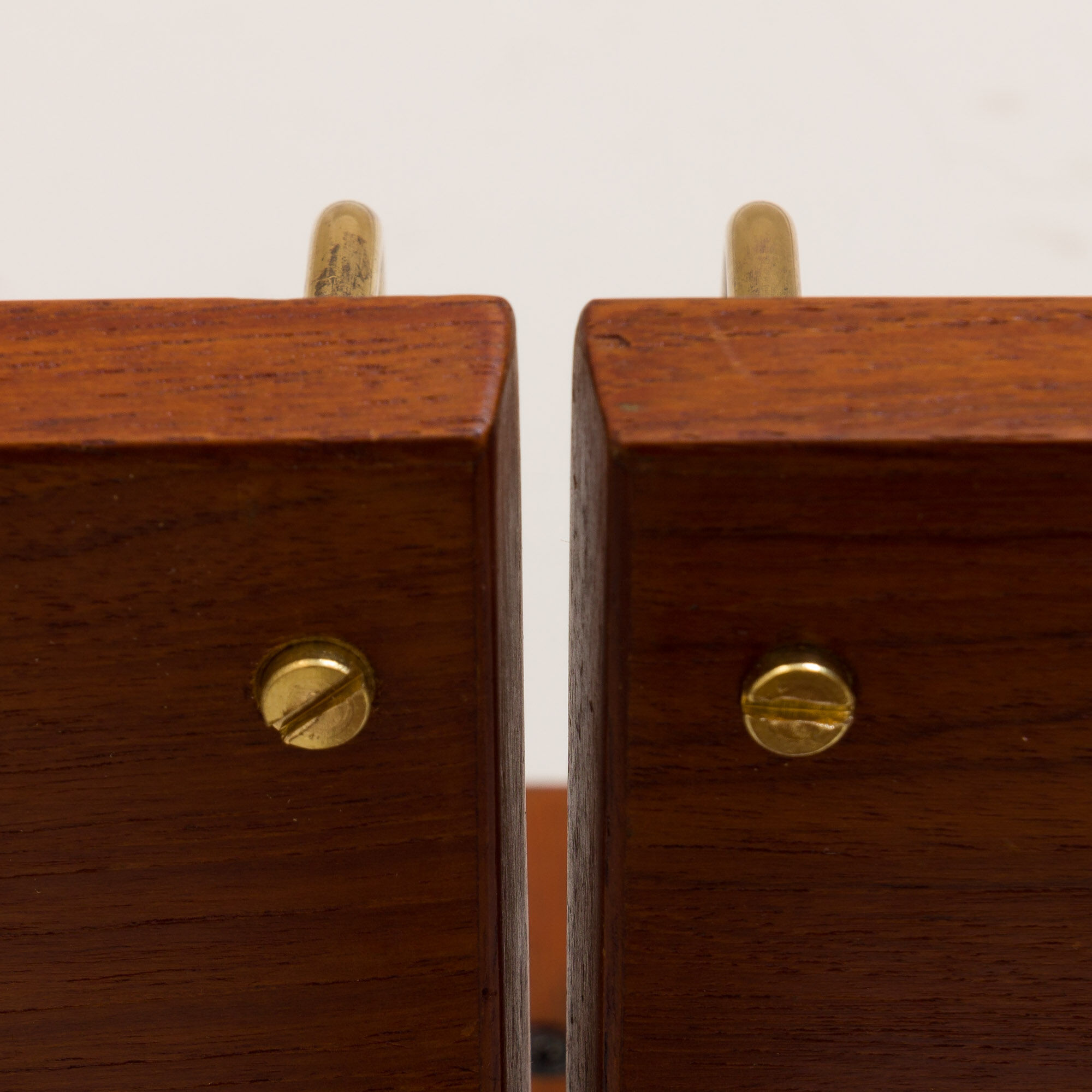 Teak wall unit by Hansen Guldborg with a desk and a cabinet, Denmark, 60s