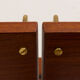 Teak wall unit by Hansen Guldborg with a desk and a cabinet, Denmark, 60s