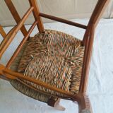 Pair of old paillees chairs