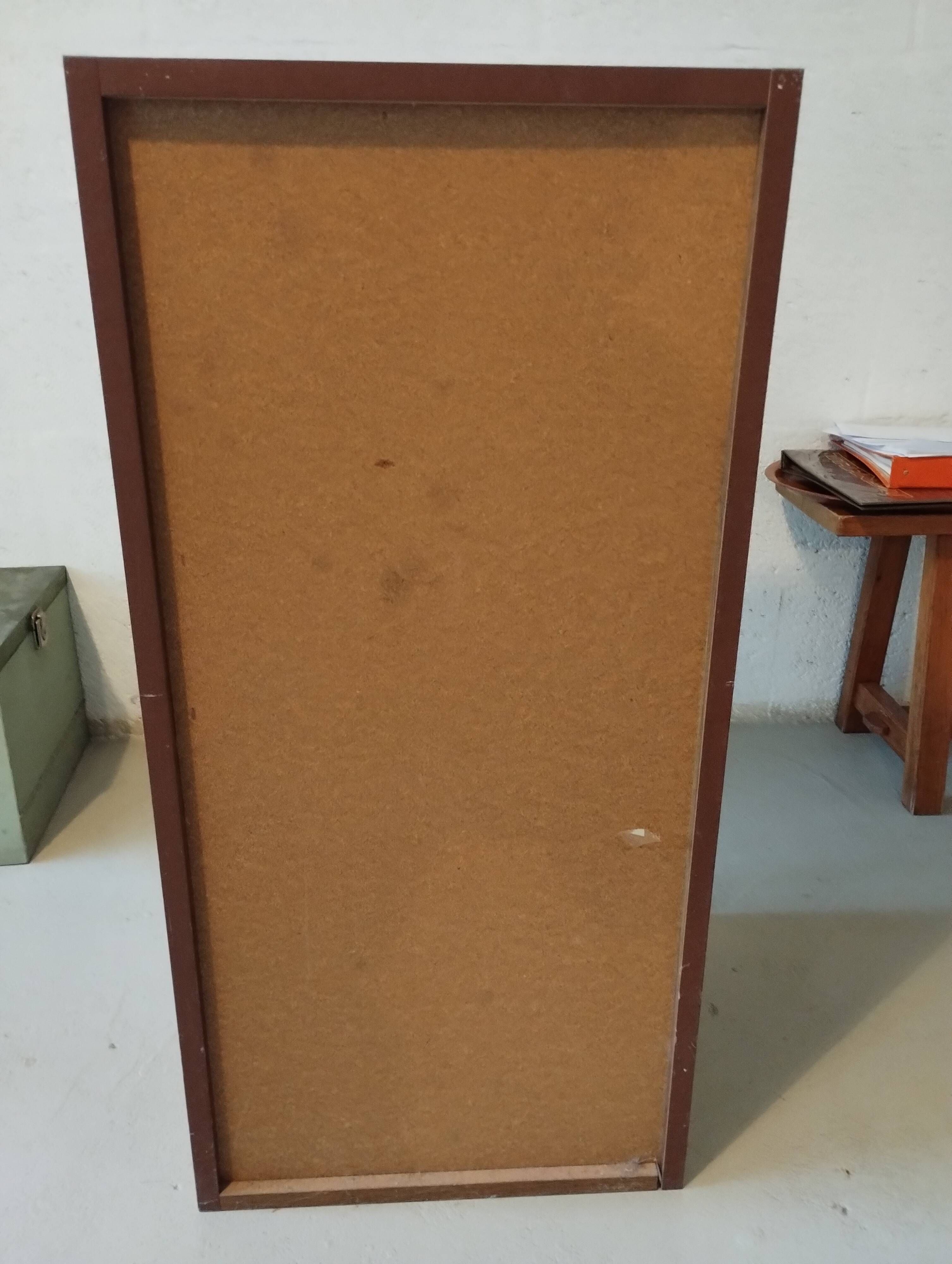 vintage wooden curtain cabinet 4 levels 42x38x88 cm