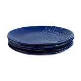 Blanca majorelle L - set de 4 assiettes