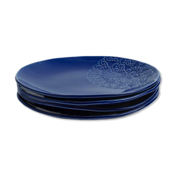 Blanca majorelle L - set de 4 assiettes