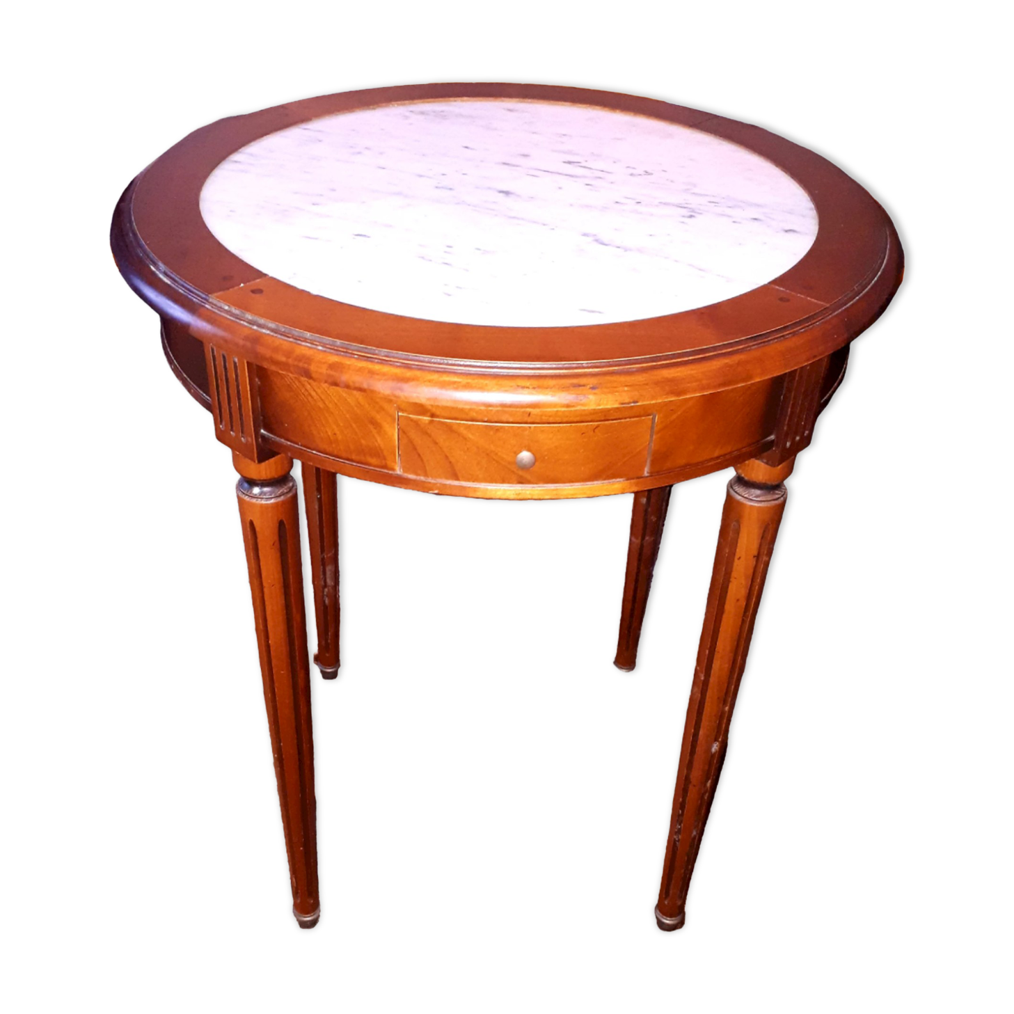 Louis XVI style mahogany pedestal games table
