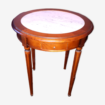Games table mahogany pedestal table Louis XVI style