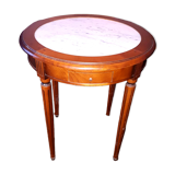 Louis XVI style mahogany pedestal games table