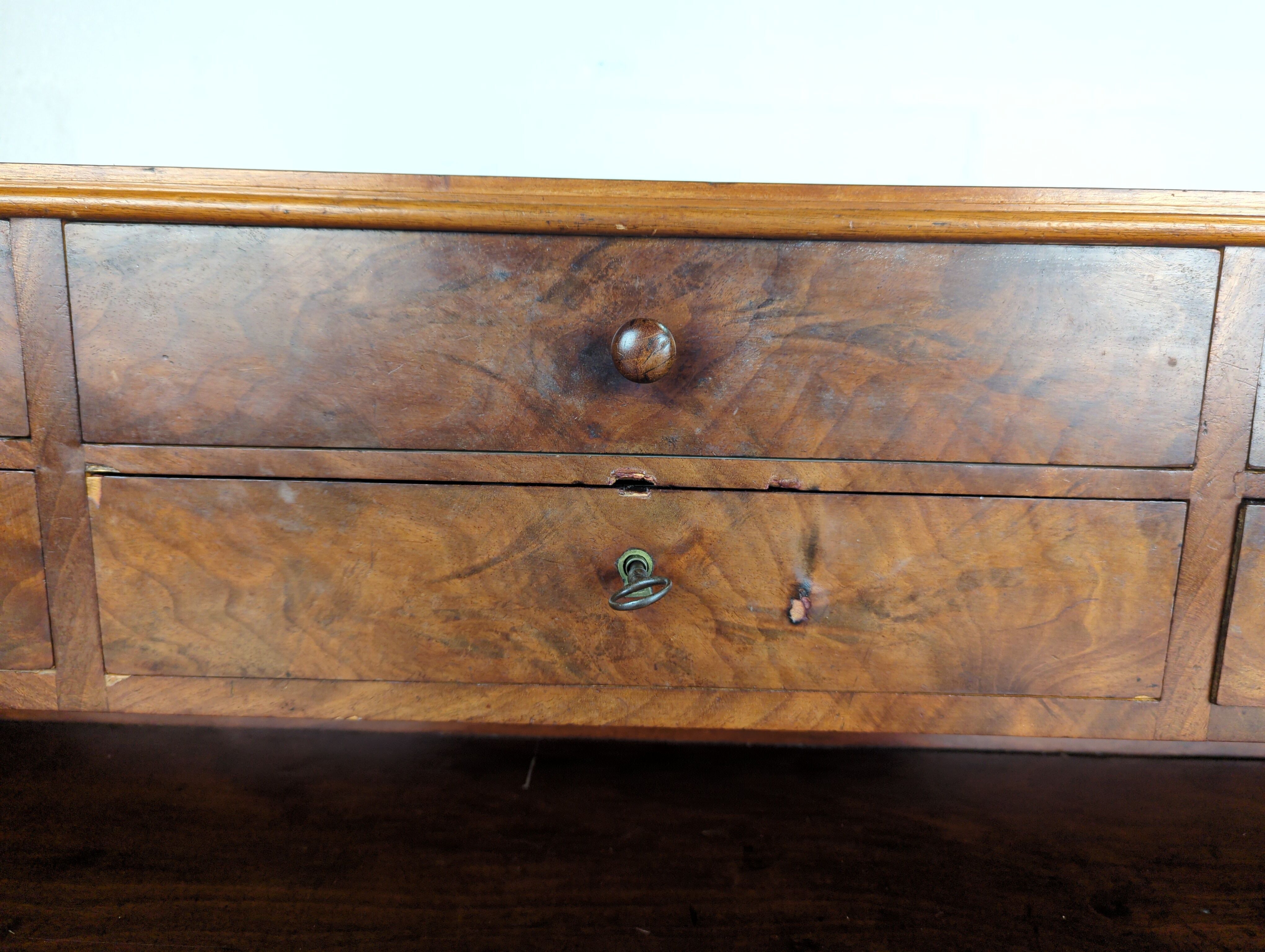 Bureau à gradin Louis-Philippe en acajou