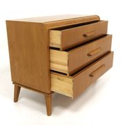 Scandinavian elm chest of drawers, Swedish modern, Sweden, 1940