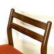 4 chaises scandinave 1960