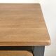 Nesting tables brutalist style solid oak 1960s