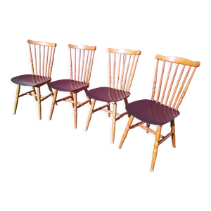 Ensemble 4 chaises bistrot - baumann