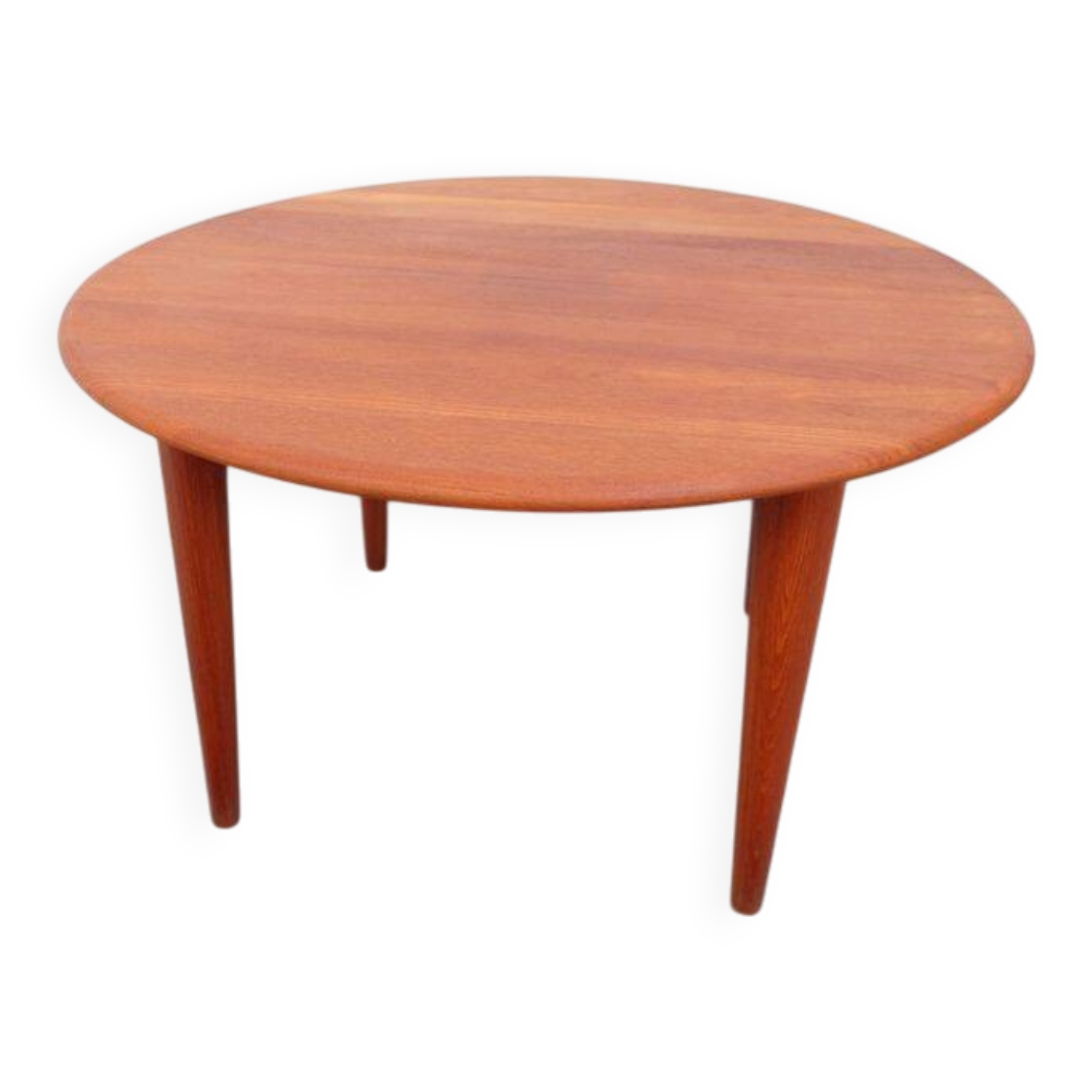 Table basse Wikkelso, teck, années 1960/70, Danemark