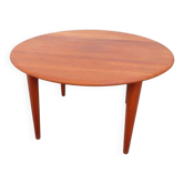 Vintage Wikkelso Danish teak coffee table, 1960s–70s.