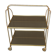Vintage Folding Trolley in Gold Brass and Plastic