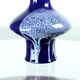 Vase vintage en céramique bleue, Tchécoslovaquie 1960