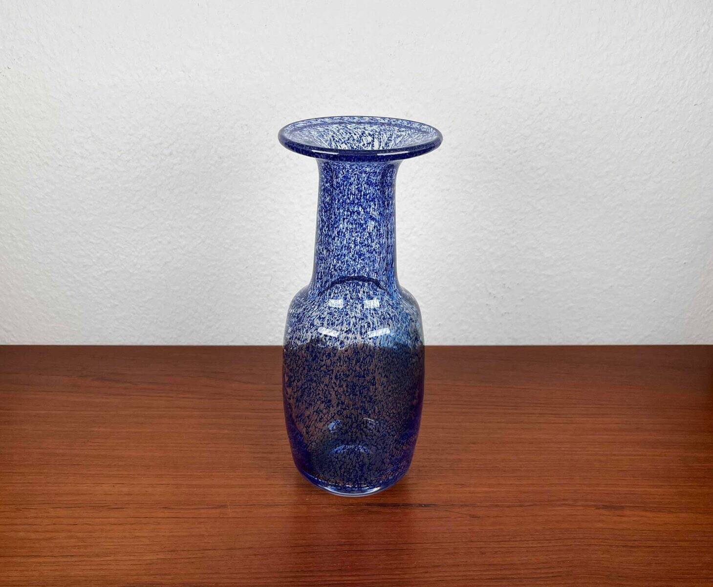 Vintage Swedish glass vase by Sven Vallien for Kosta Boda.