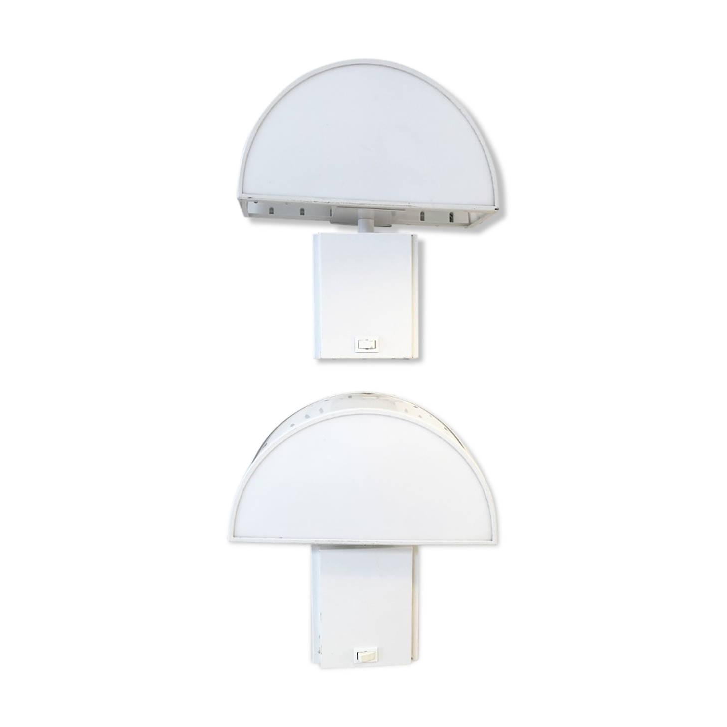 Pair of "Olympe" wall lights by Guzzini, 1970