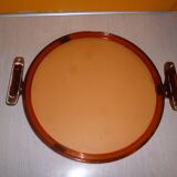 Bakélite round mirror