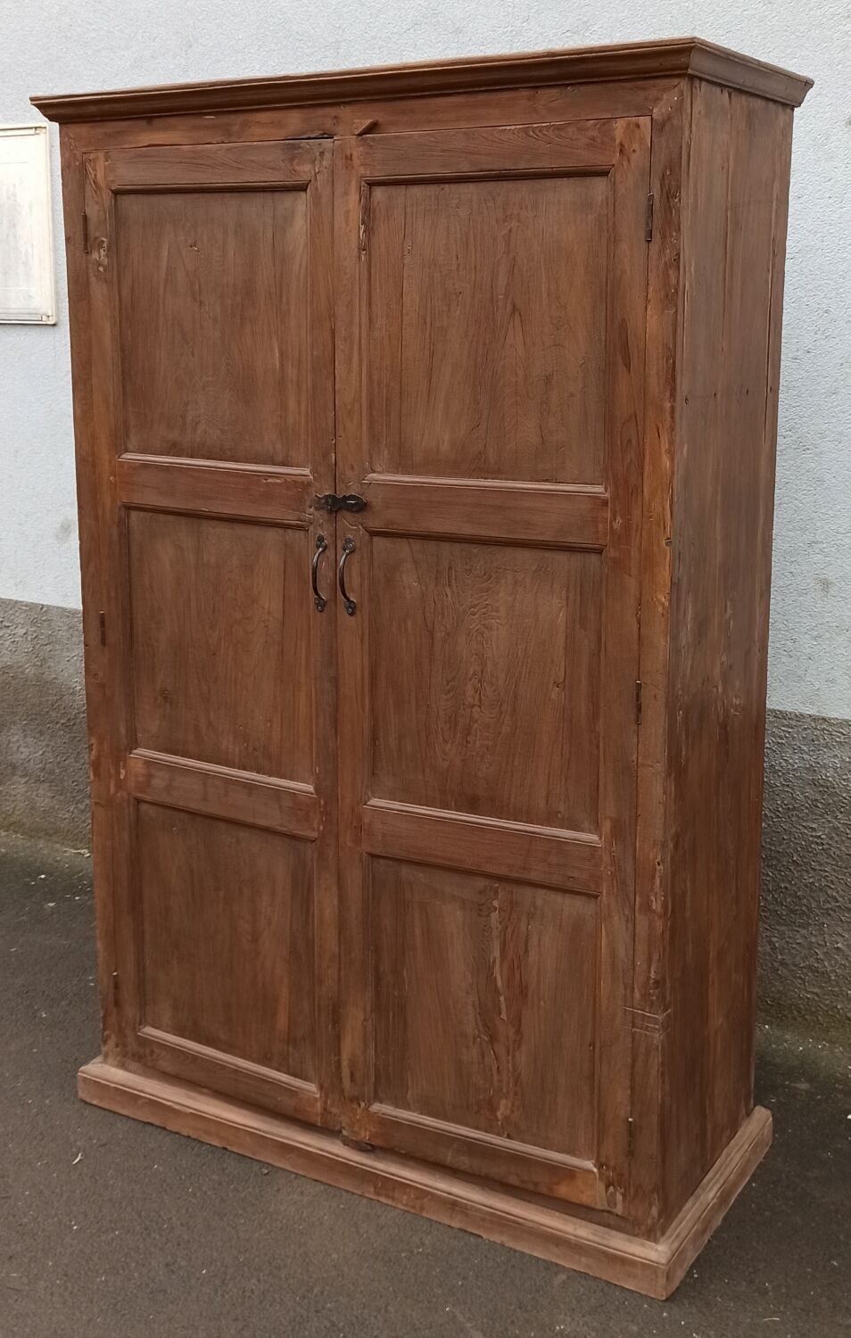 Old wooden wardrobe