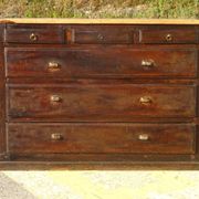 Large and old piece of trade furniture, trouser press.
